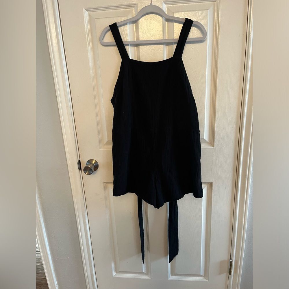 Madewell lightweight black Romper